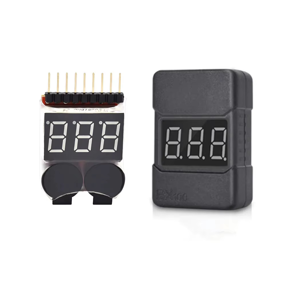 BX100 1-8S Lipo Battery Voltag - Drone Buzzer recension och pris