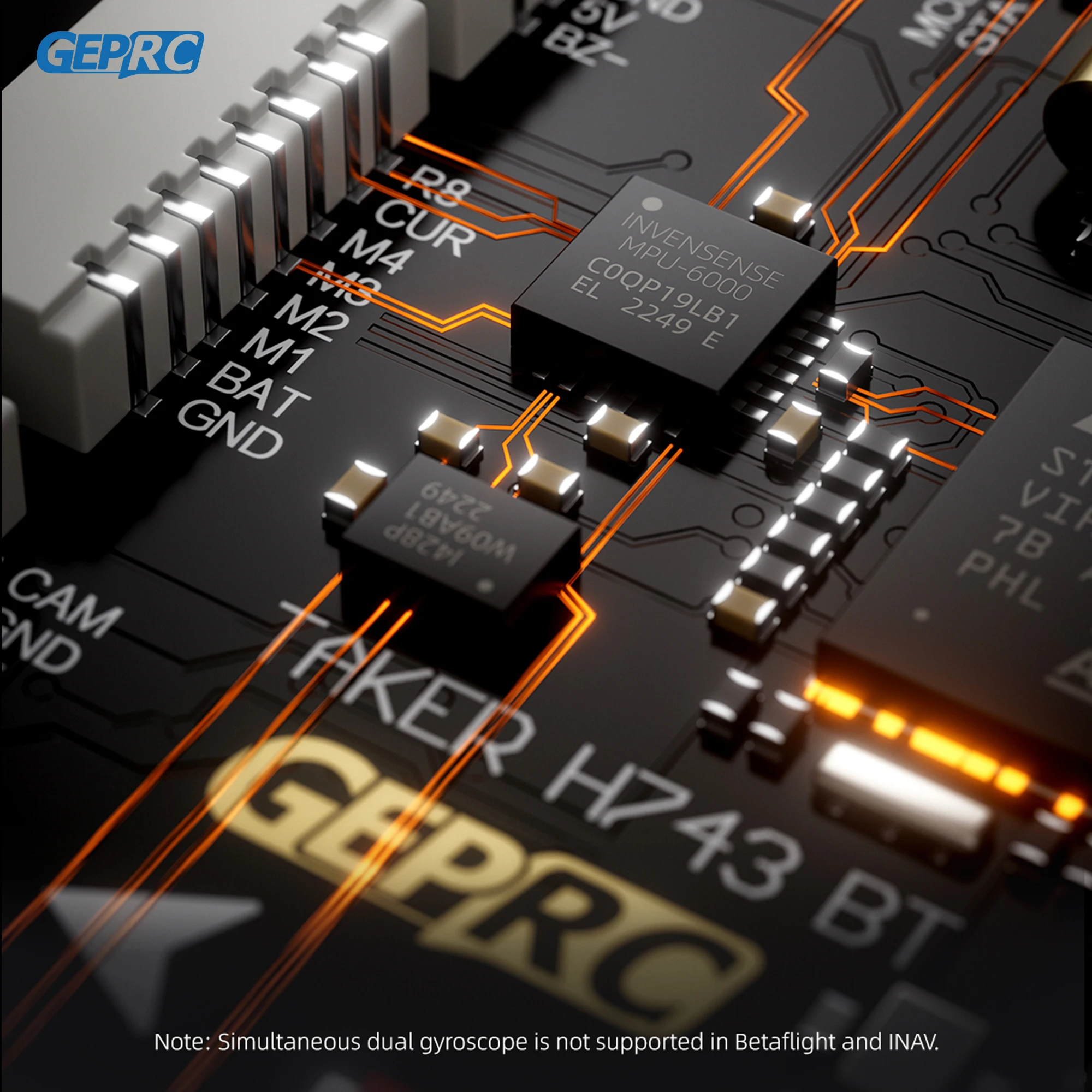 GEPRC TAKER H743 BT 32Bit 65A  - Drone Flight Controller recension och pris