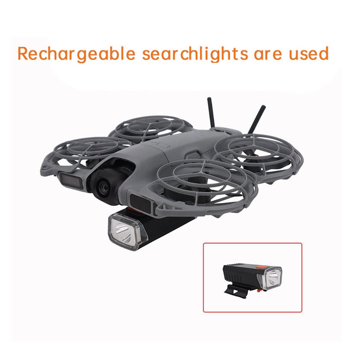 DTC5 Rechargeable Searchlight  - Drone Led Light recension och pris