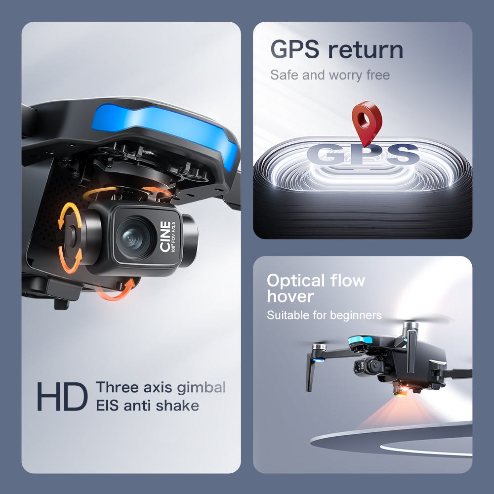 Original S-X1 GPS Drone 8KHD p - Drone Gps Mount recension och pris