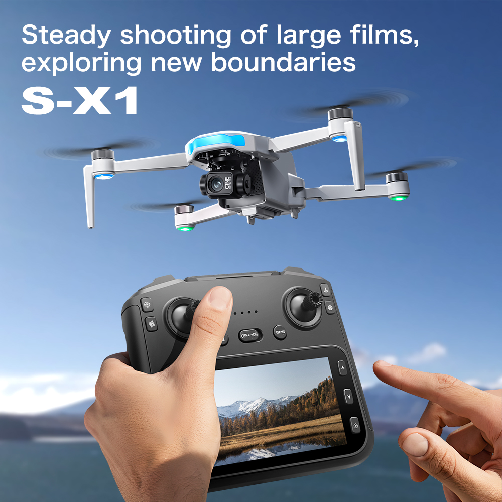 Original S-X1 GPS Drone 8KHD p - Drone Gps Mount recension och pris