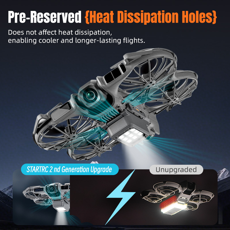 STARTRC LED Landing Gear for D - Drone Led Light recension och pris